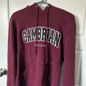 Cambrian College Maroon Hoodie